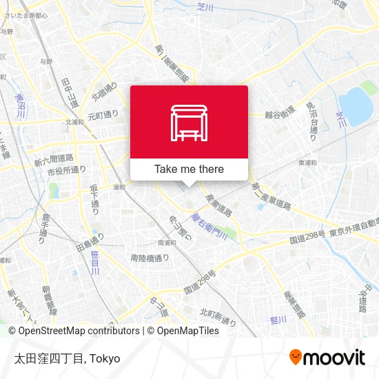 太田窪四丁目 map