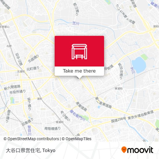 大谷口県営住宅 map