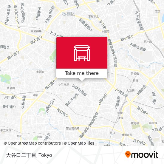 大谷口二丁目 map