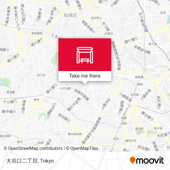 大谷口二丁目 map