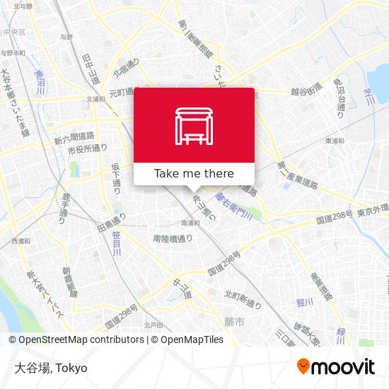大谷場 map