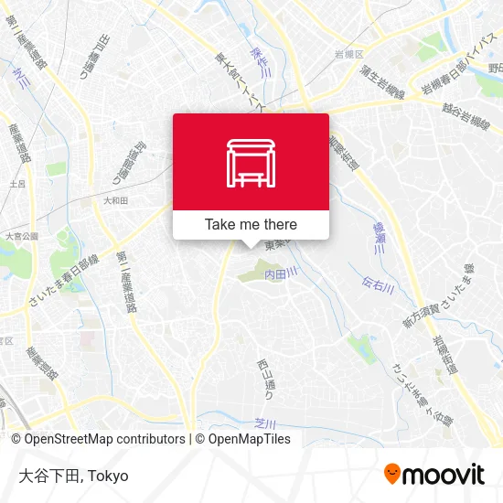 大谷下田 map