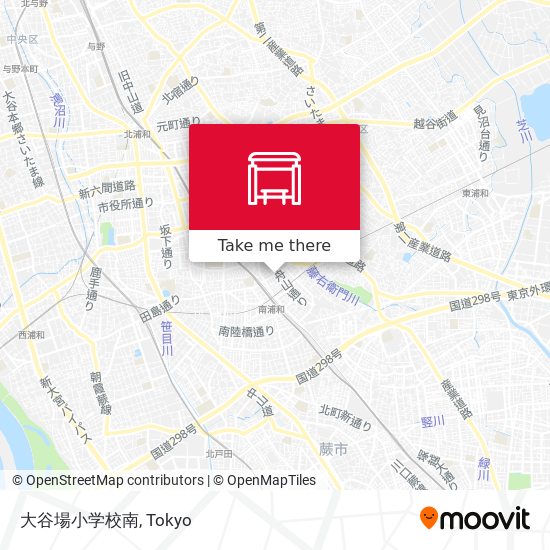 大谷場小学校南 map