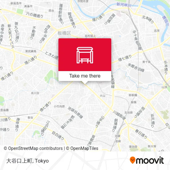 大谷口上町 map