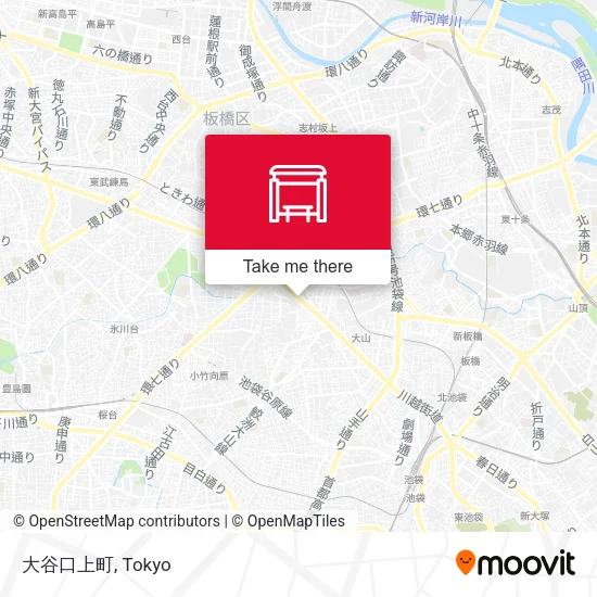 大谷口上町 map