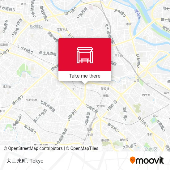 大山東町 map