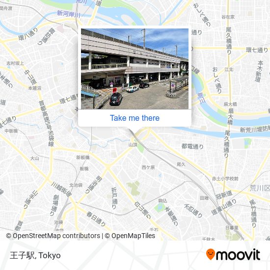 王子駅 map