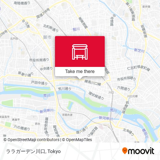 ララガーデン川口 map