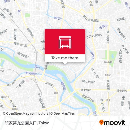 領家第九公園入口 map