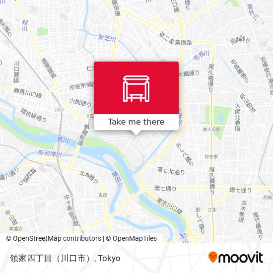 領家四丁目（川口市） map