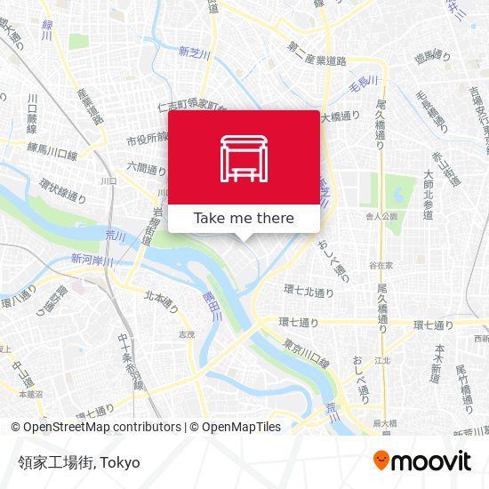 領家工場街 map