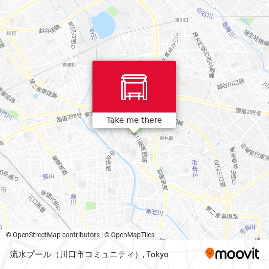 流水プール（川口市コミュニティ） map