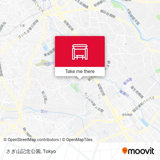 さぎ山記念公園 map