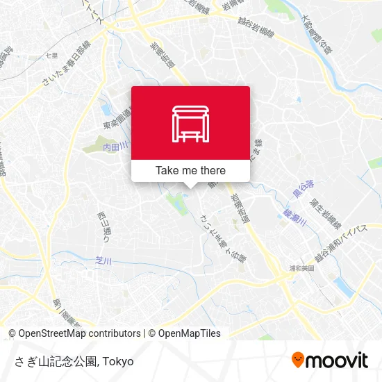さぎ山記念公園 map