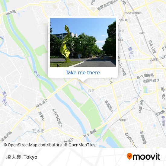 埼大裏 map