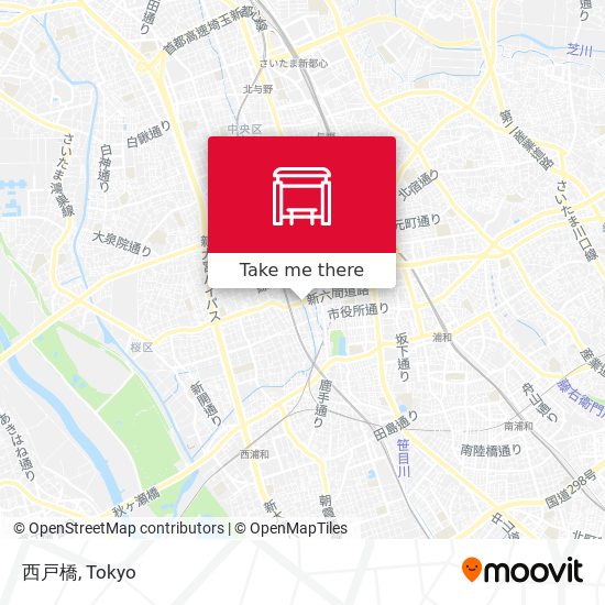 西戸橋 map