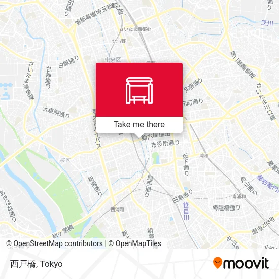 西戸橋 map