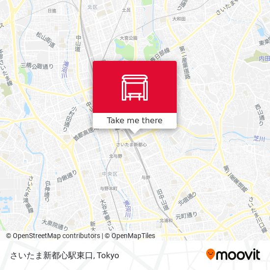 さいたま新都心駅東口 map