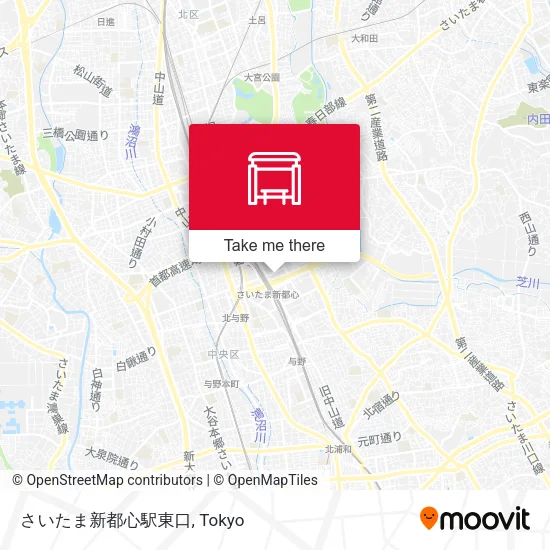 さいたま新都心駅東口 map