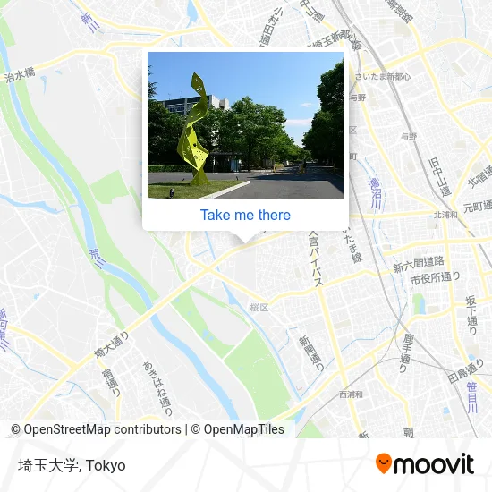 Saitama University map