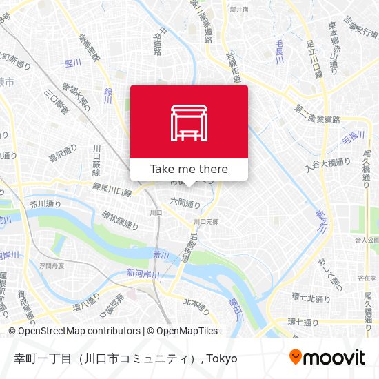幸町一丁目（川口市コミュニティ） map