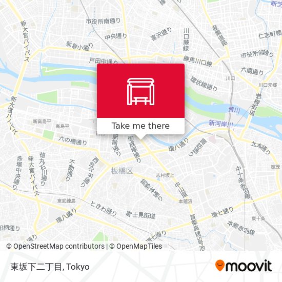 東坂下二丁目 map