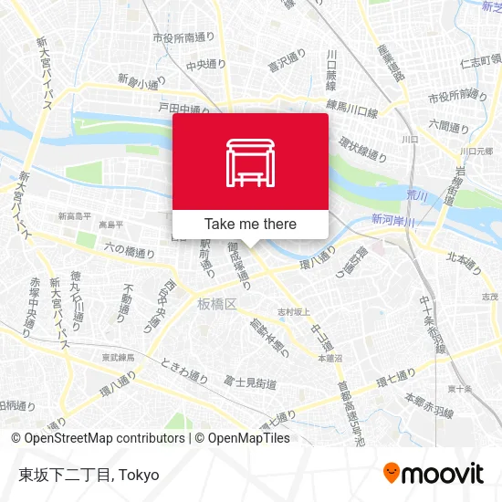 東坂下二丁目 map