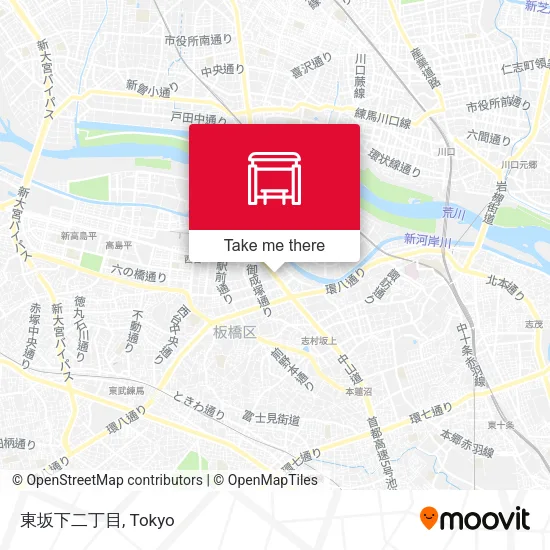 東坂下二丁目 map