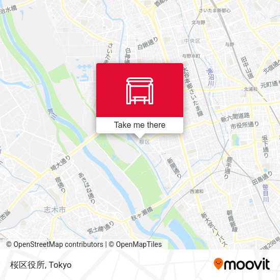 桜区役所 map