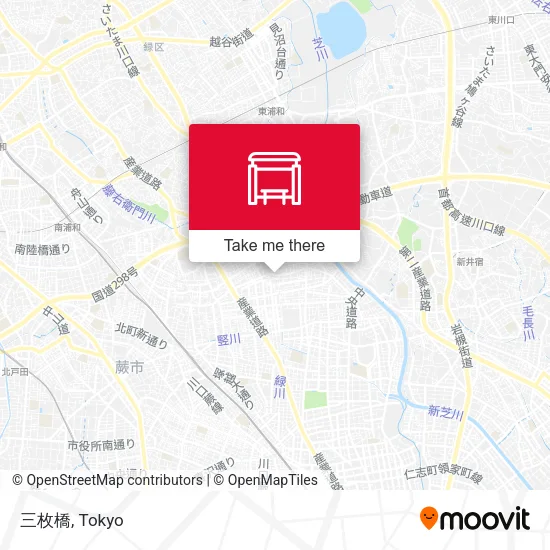 三枚橋 map