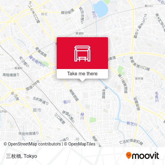 三枚橋 map