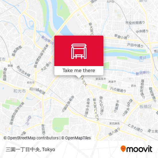 三園一丁目中央 map