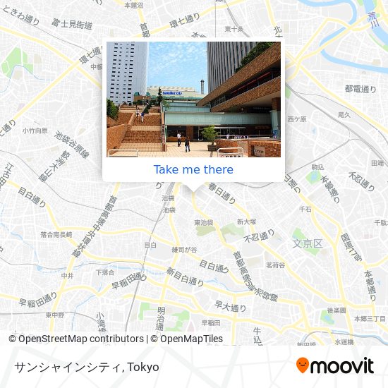 サンシャインシティ map
