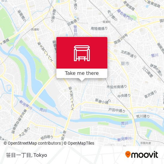 笹目一丁目 map