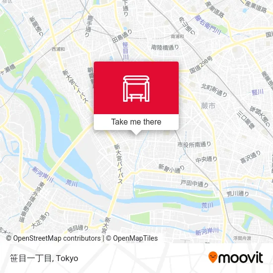 笹目一丁目 map