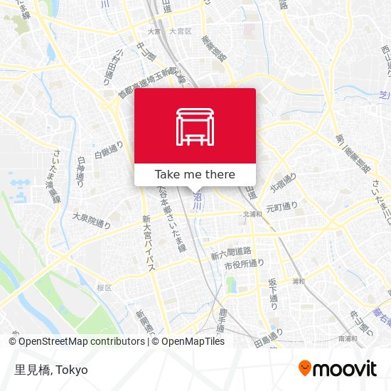 里見橋 map
