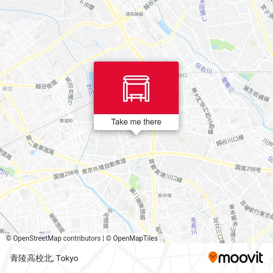 青陵高校北 map