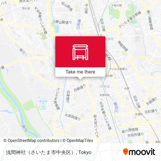 浅間神社（さいたま市中央区） map