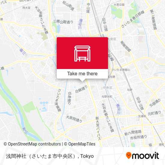 浅間神社（さいたま市中央区） map