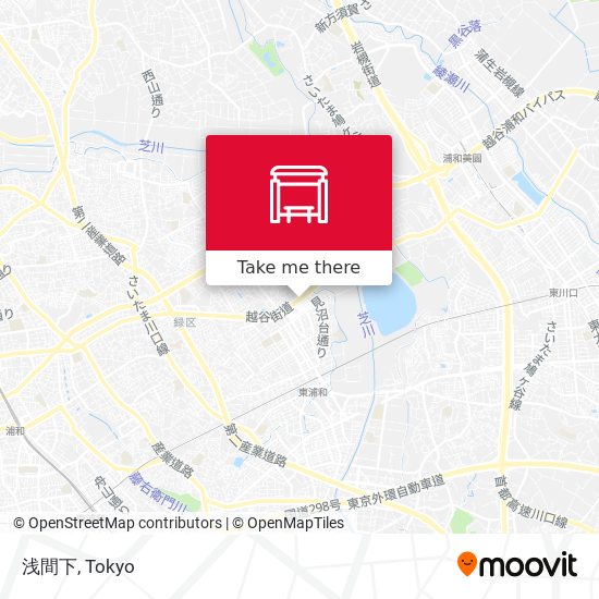 浅間下 map