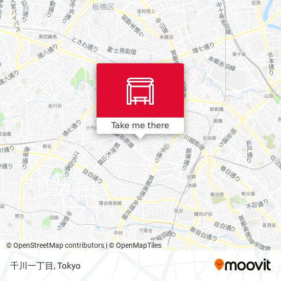 千川一丁目 map