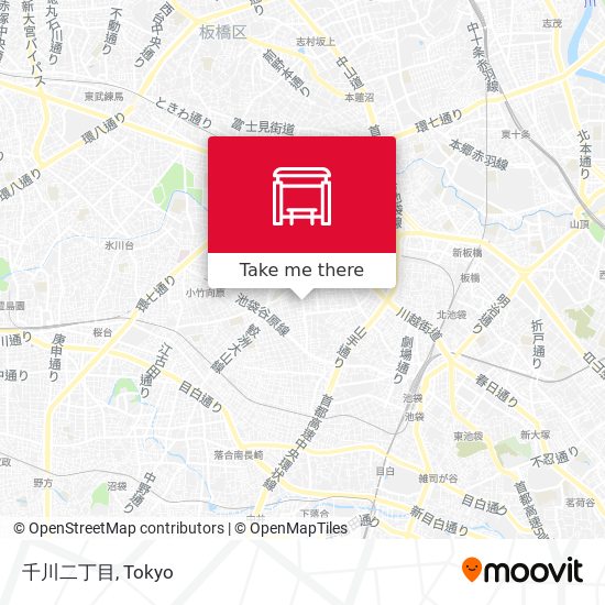 千川二丁目 map