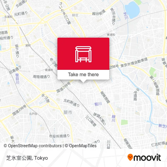 芝氷室公園 map