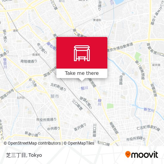 芝三丁目 map
