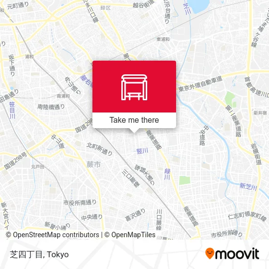 芝四丁目 map