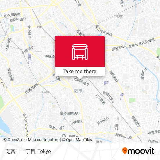 芝富士一丁目 map