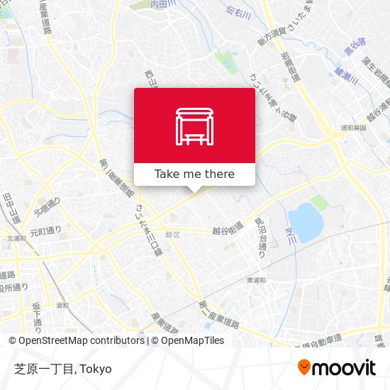 芝原一丁目 map