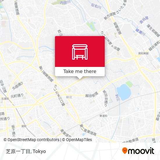 芝原一丁目 map