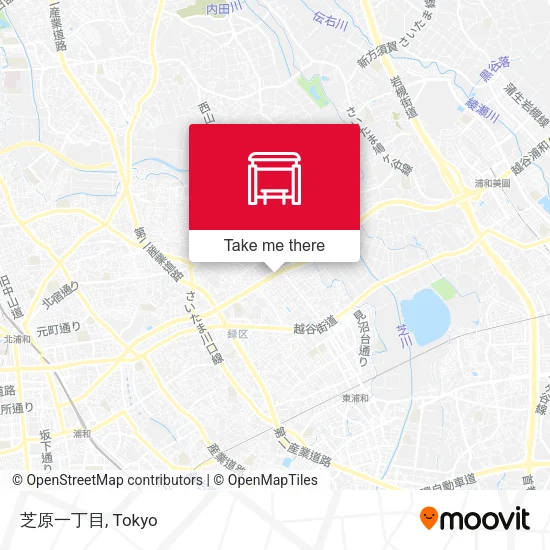芝原一丁目 map