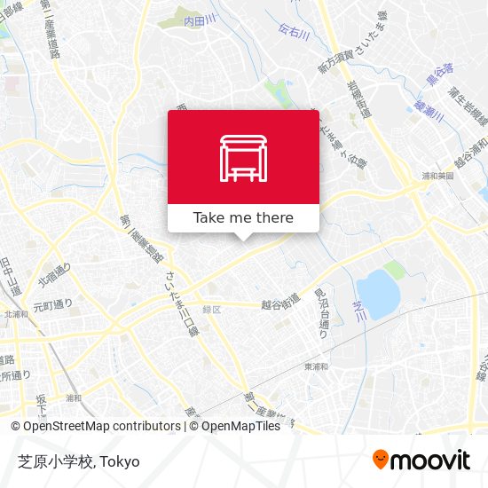 芝原小学校 map